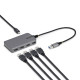 StarTech.com 5G4AC-USB-A-HUB hub de interfaz USB 3.2 Gen 1 (3.1 Gen 1) Type-A 5000 Mbit/s Gris