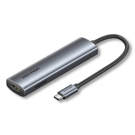 Vention TGL USB Tipo C 5000 Mbit/s Gris