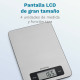 Grunkel BC-COOKXT báscula de cocina Acero inoxidable Encimera Rectángulo Báscula electrónica de cocina