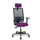 Silla Bormate asincro malla negra asiento bali morado - 405ASM840B760B2B68R6