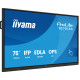 iiyama TE7513A-B2AG pantalla de señalización 190,5 cm (75'') Wifi 500 cd / m² 4K Ultra HD