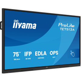 iiyama TE7513A-B2AG pantalla de señalización 190,5 cm (75'') Wifi 500 cd / m² 4K Ultra HD