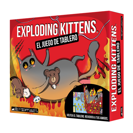 Juego de mesa exploding kittens: el juego de tablero