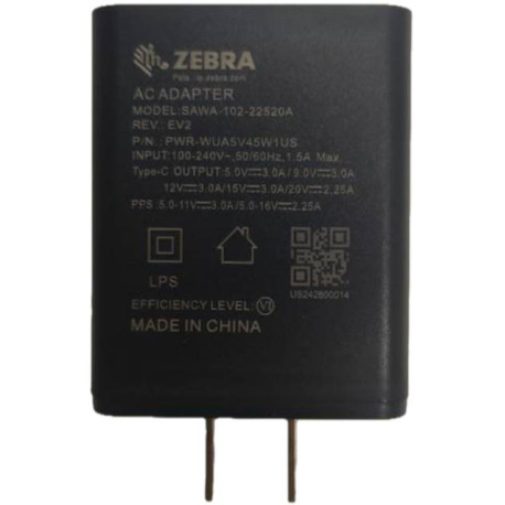 Zebra PWR-WUA5V45W1US Cargador de batería