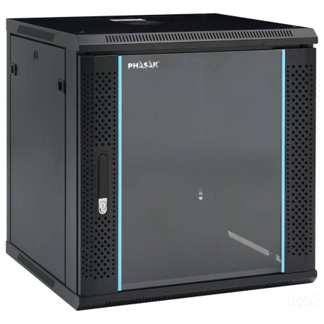 Phasak Rack mural 19'' Pro 12U 600x600 Montado - PHO 3112