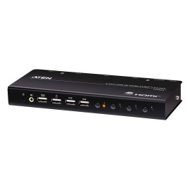 ATEN CS784H interruptor KVM Negro