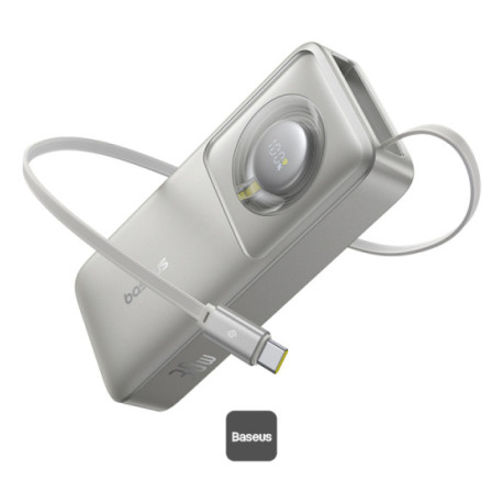 POWER BANK RETRACTCABLE 10KMAH 30W