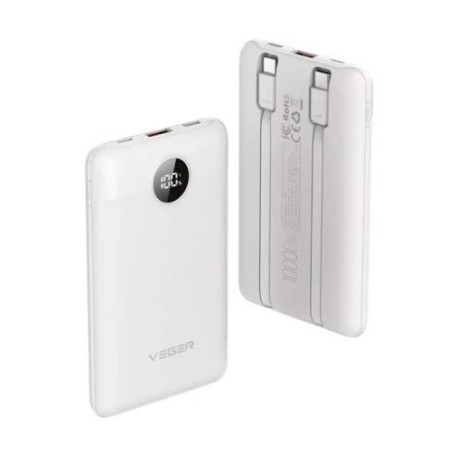 VEGER VG-W1170-W batería externa 10000 mAh Blanco