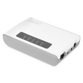 Digitus Servidor de red multifunción inalámbrico USB 2.0 de 2 puertos, 300 Mbps - dn-13024