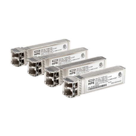 HPE MSA 32Gb SFP+ Short Wave Fibre Channel 4-pack Transceiver Bundle