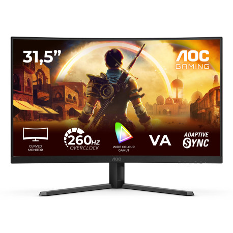 AOC G4 C32G42ZE pantalla para PC 80 cm (31.5'') 1920 x 1080 Pixeles Full HD LED Negro, Rojo