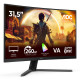 AOC G4 C32G42ZE pantalla para PC 80 cm (31.5'') 1920 x 1080 Pixeles Full HD LED Negro, Rojo