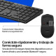 HP Combinación de teclado y ratón multidispositivo en modo dual 490C