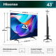 Hisense 43A6S 109,2 cm (43'') 4K Ultra HD Smart TV Wifi Negro