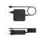 AISENS Cargador 65W PD3.0 1xUSB-C 1.5m, Negro