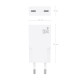 AISENS Cargador Ultra Delgado GaN 30W, 2xUSB-C PD3.0, Blanco