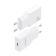 AISENS Cargador Ultra Delgado GaN 25W, 1xUSB-C PD3.0, Blanco
