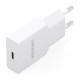 AISENS Cargador Ultra Delgado GaN 20W, 1xUSB-C PD3.0, Blanco