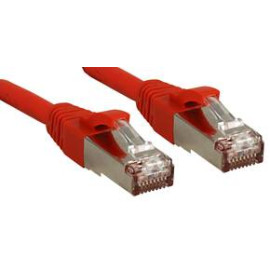 Lindy Cat.6 SSTP / S/FTP PIMF Premium 0.5m cable de red Rojo 0,5 m