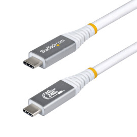 StarTech.com Cable USB4 1,5m - Cable USB-C Certificado USB-IF - 80Gbps - Cable USB Tipo C