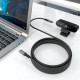 AISENS Cable USB 3.2 Gen1 Aluminio 5Gbps 4K@60Hz 3A 60W E-Mark, Tipo USB-C/M-USB-C/M, Negro, 7.0M
