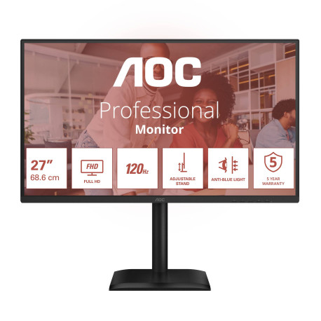 AOC 27E4CV pantalla para PC 68,6 cm (27'') 1920 x 1080 Pixeles Full HD LED Negro