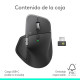 Logitech MX Master 4, ratón inalámbrico ergonómico con respuesta háptica avanzada
