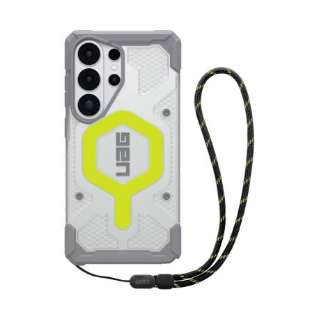 UAG FUNDA PATHFINDER TRANSPARENTE + CORREA ACTIVE NEON / SAMSUNG GALAXY S26 ULTRA