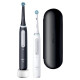 Oral-B iO Series 4 Duo Adulto Cepillo dental vibratorio Negro, Blanco