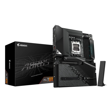 GIGABYTE X870 AORUS STEALTH Placa Base - Compatible con procesadores AMD Ryzen 9000