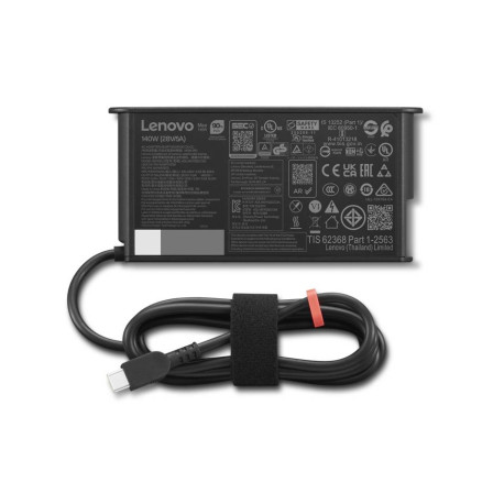 Lenovo 4X21U28818 adaptador e inversor de corriente Interior 140 W Negro