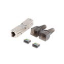 CONECTOR LANBERG ADAPTADOR 2X RJ45 CAT6A FTP PLUG 8P8C TOOL-LESS