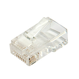 Lindy 62405 conector RJ-45 Transparente