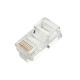 Lindy 62405 conector RJ-45 Transparente
