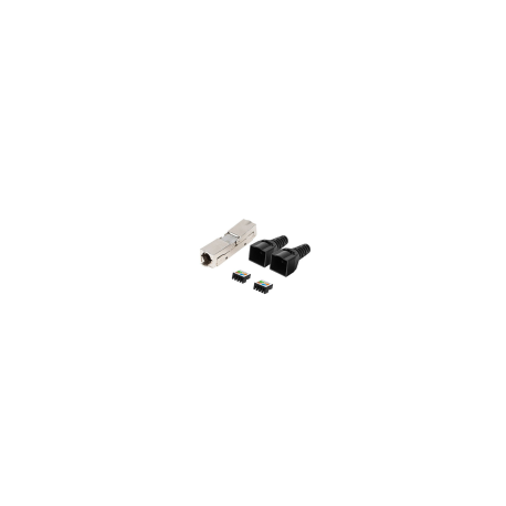 CONECTOR LANBERG ADAPTADOR 2X RJ45 CAT6 FTP PLUG 8P8C TOOL-LESS