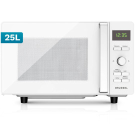 Grunkel MWD-25FLAT microondas Blanco Solo microondas Encimera 25 L 800 W