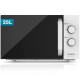 Grunkel MW-25EASY microondas Blanco Solo microondas Encimera 25 L 850 W