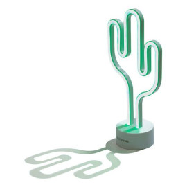 Muitomas NEONTCACTUS lámpara de mesa Bombilla(s) no reemplazable(s) Neon Blanco