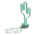 Muitomas NEONTCACTUS lámpara de mesa Bombilla(s) no reemplazable(s) Neon Blanco