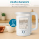 Grunkel HV-18CWPBL tetera eléctrica 1,8 L 1500 W Transparente, Blanco