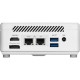 MSI Cubi 5 1M-614EU Intel Core 3 100U 8 GB DDR5-SDRAM 512 GB SSD Windows 11 Home Mini PC Blanco