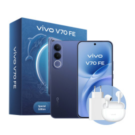 VIVO V70 Fe 17,4 cm (6.83'') SIM doble Android 16.0 5G USB Tipo C 8 GB 256 GB 7000 mAh Azul