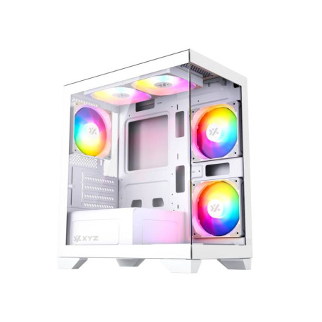 XYZ TITANIUM VIEW LITE Cristal Templado, 6x Ventiladores A-RGB de 120 mm, PWM