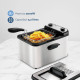 Grunkel MAXIFRYPRO freidora Sencillo 4,2 L Independiente 3000 W Acero inoxidable
