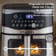 Grunkel MAXYSTEELFRYER freidora Sencillo 9 L Independiente 2200 W Freidora de aire caliente Negro, Acero inoxidable
