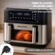 Grunkel 8426156019024 freidora Doble 10 L Independiente 2800 W Freidora de aire caliente Negro