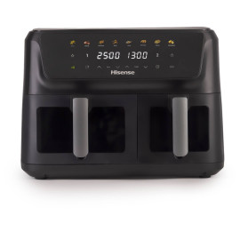Hisense HAF2700DCD Doble 11 L Independiente 2700 W Freidora de aire caliente Negro