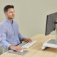 Fellowes Breyta descansa muñecas Silicona Gris