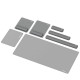 Fellowes 100142571 descansa muñecas Silicona Gris