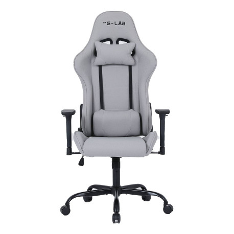 The G-Lab K Seat Platinium Silla para videojuegos universal Asiento acolchado Gris